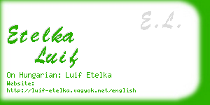 etelka luif business card